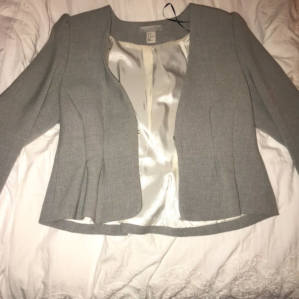 Gray Professional Blazer/Jacket